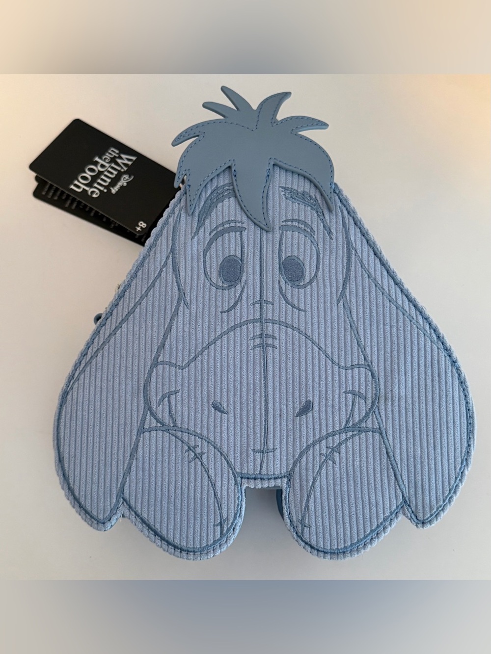 Loungefly Disney Winnie the Pooh Eeyore Corduroy Mini Crossbody and Backpack